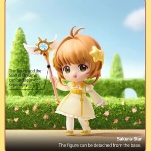 Pop Mart Sakura – Star figure from the Cardcaptor Sakura Clear Card Series: